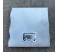 Cadre Et Couvercle De Regard Avec Poignée En Acier Inoxydable | Couvercle De Regard Personnalisable Pour Trappe D'accès Au Sol Et Sortie De Secours, Conception Affleurante