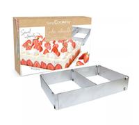 Cadre extensible rectangle inox 27/52 cm ScrapCooking