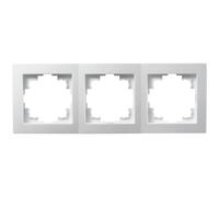 Cadre FLAIR, triple, blanc mat, cadre triple