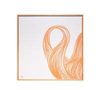 Cadre Hello 80x80 Naturel