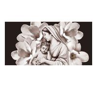 Cadre LA MADONNE AVEC L'ENFANT PARMI LES FLEURS G2338 PINTDECOR