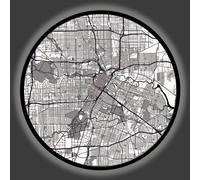 Cadre LUMINEUX CITY MAP GLT6682 PINTDECOR