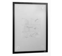 Durable 484401 Cadre d'affichage Duraframe Wallpaper avec Languettes Adhésives Amovibles pour Surfaces Délicates ou Non Lisses Format A3 Noir