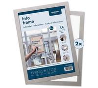 Cadre magnétique INFO FRAME, A4, argent