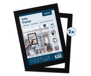 Cadre magnétique INFO FRAME, A5, rouge