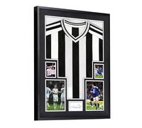Cadre Maillot 80×60 cm Maillot de Football Cadre Vitrine 3D avec Protection UV, Aluminium et Acrylique, Idéal pour Exposer Maillots Rugby & Basketball - Cadeau Sportif