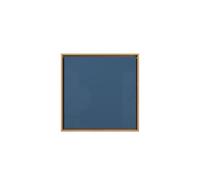 Cadre Mural Flexible et Dynamique pour Tableau Blanc 100x100 Cm, Finition Chêne Mat