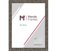 Cadre photo de style baroque H530, argenté, 50 x 60 cm, verre de qualité musée