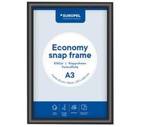 Cadre porte-affiche Economy, A5, 25 mm, noir