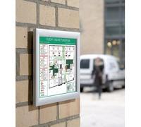 Cadre porte-affiches security, ininflammable, A4