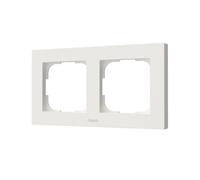 Cadre pour interrupteurs - Aqara H2 EU (2-blocs) - Blanc mat - ABS robuste - Compatible 55 mm