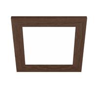 Cadre pour panneau LED SALOBRENA-F en bois marron foncé 340x340x16mm
