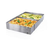 Cook Concept Cadre rectangle Cuisy KP5250 Inox extensible 20–37×23.5–44 cm H5 cm séparateur amovible