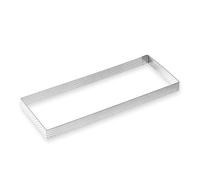 Cadre rectangulaire en inox perforé 28 cm - Alice Délice