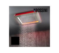 Cadre rétrofit à LED chromothérapie noir mat pour plafonds de douche - Bossini HI0391073