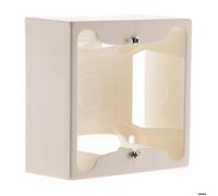 Cadre saillie 80 x 80 x 40 entraxe 60mm - blanc - Zenitech