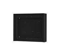 Cadre saillie avec visière anti-pluie, finition noire satin pour 2 x GF2FB - AIPHONE GT202HBB