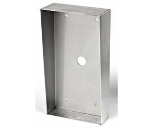 Cadre saillie inox avec visière pour platines FDB1, FDB2 et FDB4 SKDB - Aiphone 118722