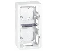 Legrand Cadre saillie Mosaic vertical 2 x 2 modules profondeur 40 mm