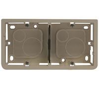 - Cadre saillie profondeur 40mm pour 4 modules - Mosaic - blanc