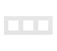 Cadre triple verre blanc Maclean 228x86mm MCE731W
