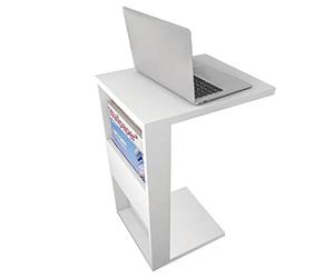 Caemmum Meuble Bout de Canapé Blanc