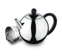 Café Olé Deluxe en Acier Inoxydable Tea Pot, Acier Inoxydable, Black Bakelite Handle, 500 ML
