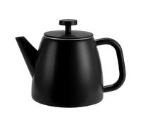 Café Olé Kelham Théière Inox Double Paroi 600 ml Noire | Design moderne avec double isolation et panier infuseur inox pour un service précis