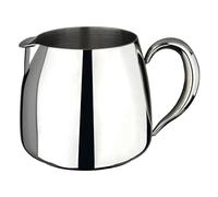 Café Olé Premium Pot à lait 370 ml, acier inoxydable, design classique avec finition miroir, bec verseur impeccable