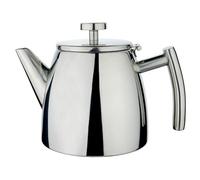 Café Stål Belmont HTP-06DW Théière Double paroi en Acier Inoxydable avec Couvercle à charnière Finition Miroir 600 ML 0,6 l