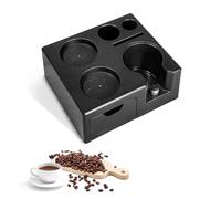 Café Tamper Station, 51 54 58mm Tamperstation De Tassage Café Accessoires De Machine à Café Support De Porte-Filtre à Café En ABS Base Avec Fente De Multi-Accessoires De Rangement Pour Barista Home