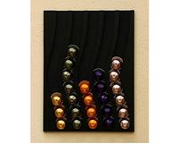 Cafedeco distributeur porte capsules compatible nespresso 5BK capacité 50 capsules, dosettes 33x25x1cm