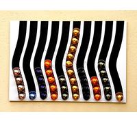 Cafedeco distributeur présentoir pour 100 capsules compatible capsules nespresso 10N 47x33x1cm