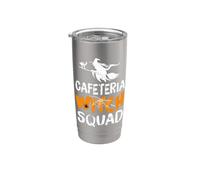 Cafétéria Witch Squad Fun Lunch Lady Halloween assorti Gobelet isotherme en acier inoxydable double paroi