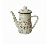 Cafetière avec Couvercle Émaillé, style to 2, 1, | Floral, Bouilloire, pour Camping