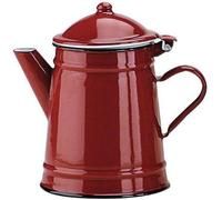 Cafetière conique - Ibili - 910210 - Acier émaillé vitrifié - Rouge - 1 litre