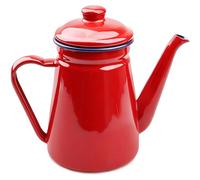 Cafetière émaillée de 1,2 litre, design rétro