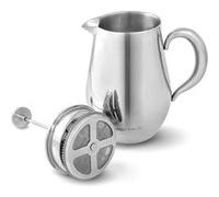 Cafetière et Théière à Piston (Italienne) incassable + double paroi inox, conserve la chaleur et évite brûlures ! inox G