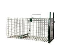 Cage à rats avec glissière 1 entrée Boxtrap Argenté 49x22x23 cm