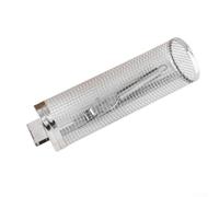 Cage de barbecue rotative en acier inoxydable de qualité supérieure avec couvercle hermétique et poignée ergonomique pour griller divers aliments (A)