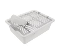 Cage de Laboratoire pour Souris et Rats, PP Renforcé, Couvercle Grillagé | Structure Rectangulaire Ventilée, Biberon de 250ml, Démontage Rapide, pour Chercheurs et Salles D’animalerie