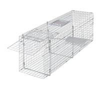 Cage de Piégeage Attrape Rongeur Animaux Piège à Rat Acier Galvanisé vidaXL