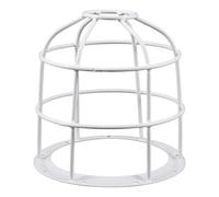 Cage de Protection pour Détecteur Incendie Plafond Anti Impacts Blanc | Acier Fer, Surface Lisse sans Bavures, Réduit Fausses Alertes, pour Chantiers et Salles