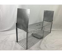 Cage piège 100x30x30, 2 entrées, Grillage Fil 3mm pour ragondins ou similaire FFrançaise