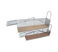 Cage-piège à rat à 1 entrée 235 × 80 × 100 mm