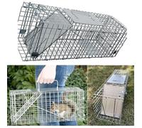 Cage Piège Piège À Animaux Piège À Martre Piège À Renard 61x19x21 cm - DAYPLUS Piège de capture