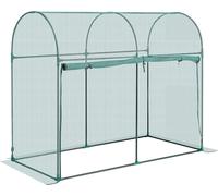 Cage pour cultures, 1,8 x 0,91 x 1,5 m Tente de protection des plantes avec porte à fermeture éclair, cage pour cultures hautes résistante au vent, facile à installer, couverture pour plate-bande suré