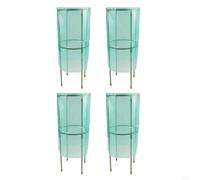 Cage Protection Jardin pour fibre Tube Film pour pe pour durable | Anti-volailles, pare-vent, film pour pe résistant, croissance saine, tomates et légumes(4pcs)