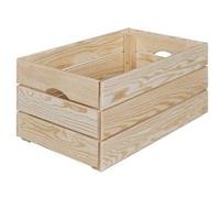 Paris prix cagette de rangement en bois - Naturel