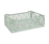 Atmosphera - Cagette Pliante arry Vert Clair 40x30x15cm